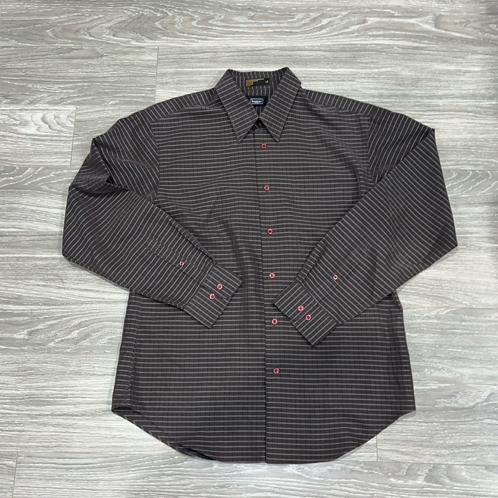 Haggar dress shirt. Size L. EUC.